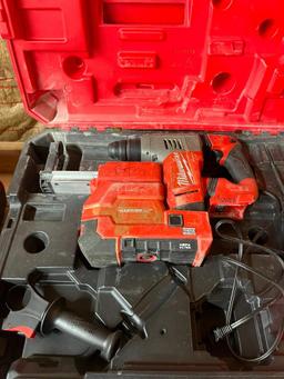 Milwaukee 1-1/8" SDS Plus Rotary Hammer, 18 V, w/ Charger, No Battery