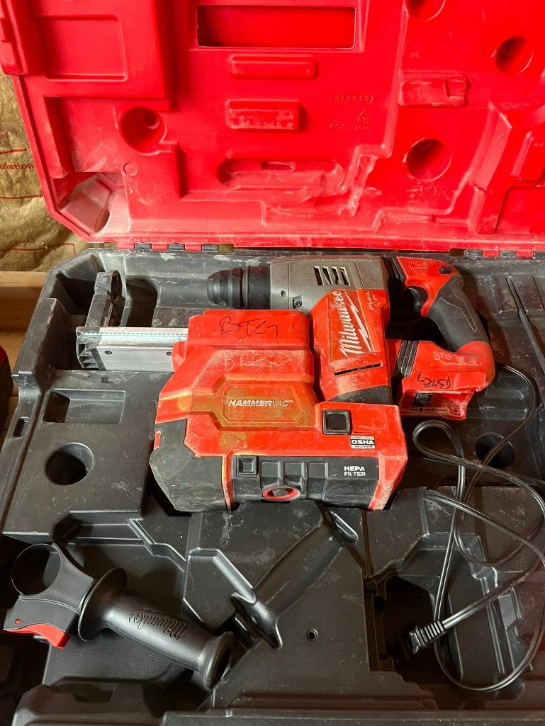 Milwaukee 1-1/8" SDS Plus Rotary Hammer, 18 V, w/ Charger, No Battery
