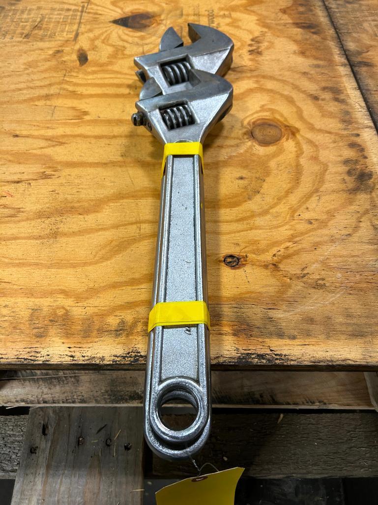 (2) Adjustable Wrenches; 24" & 18" Crescent