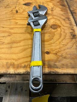 (2) Adjustable Wrenches; 24" & 18" Crescent