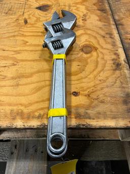 (2) Adjustable Wrenches; 24" & 18" Crescent