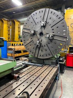 TADU Frontal Engine LATHE w/ 80" Chuck, Model: FS-LR; S/N V-F-16