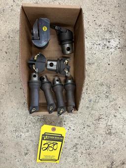 (8) Kennametal KM40 Tools - Boring Bars (4) & 2 styles KM40 Heads (2)(2)