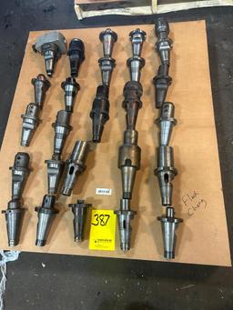 (25) Pcs. of Assorted NMTB 50 Flash Change Taper Tooling