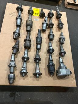 (25) Pcs. of Assorted NMTB 50 Flash Change Taper Tooling
