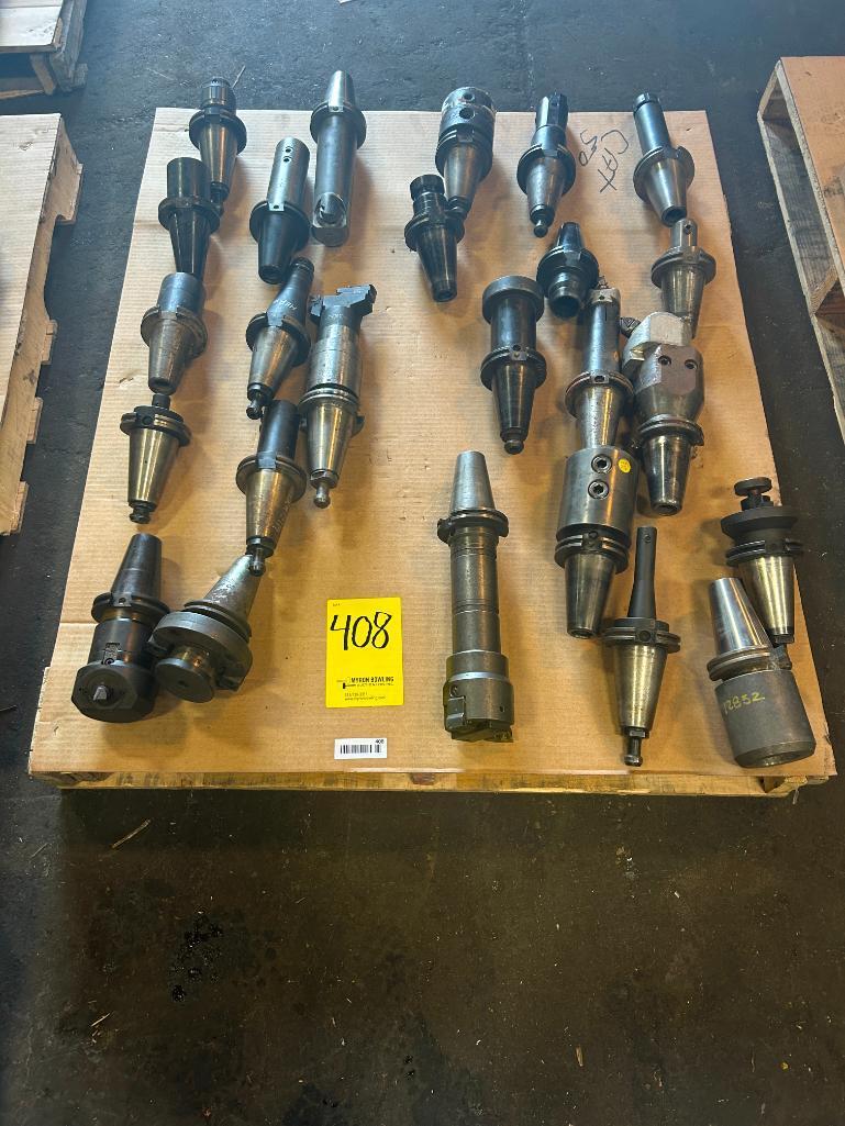 (25) Pcs. of Assorted CAT 50 Tooling -Twin Bore, Varilock, Microbore