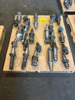 (25) Pcs. of Assorted CAT 50 Tooling -Twin Bore, Varilock, Microbore