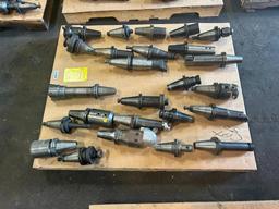 (25) Pcs. of Assorted CAT 50 Tooling -Twin Bore, Varilock, Microbore