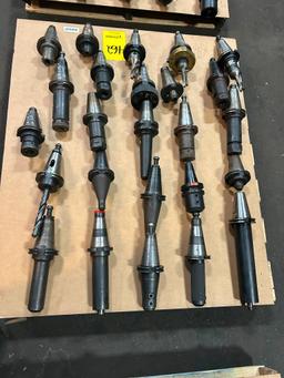 (25) Pieces of Assorted Cat 50 Tooling