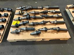 (25) Pieces of Assorted Cat 50 Tooling