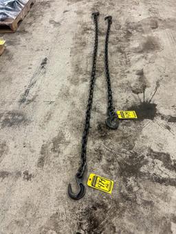 (2) 1/2" Chains, 80" & 9' Reach