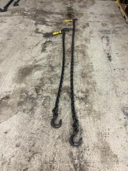 (2) 1/2" Chains, 80" & 9' Reach