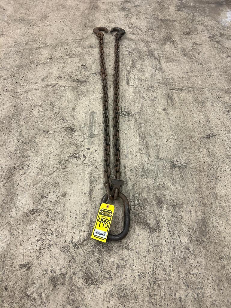 CM 2-Leg 1/2" Chain w/ 6' Reach, 22,500 LB. WLL.