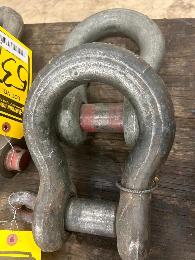 (2) Crosby 17-Ton Clevises