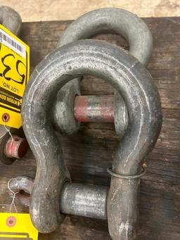 (2) Crosby 17-Ton Clevises