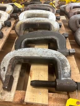 (6) Heavy Service Clamps, 6"