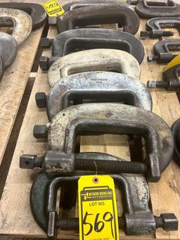(6) Heavy Service Clamps; (3) 8", (1) 7", & (2) 6"