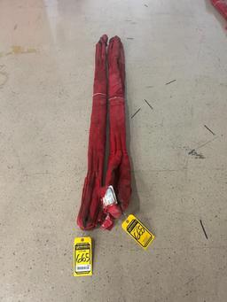 (4) Liftex 6' Round Slings, 33,600 LB. WLL Basket