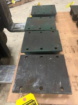 (4) Hilman 15-Ton Machine Skates