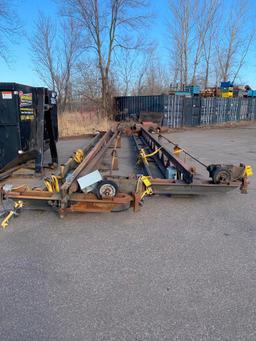 (2x) 2-Ton Louden Super Track Crane Bridges, 36' Span