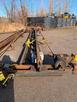 (2x) 2-Ton Louden Super Track Crane Bridges, 36' Span