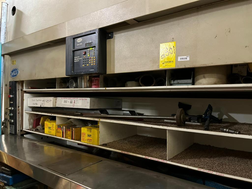 WHITE Vertical Storage Carousel, 20 Trays, Model TG2261, S/N TG6525020