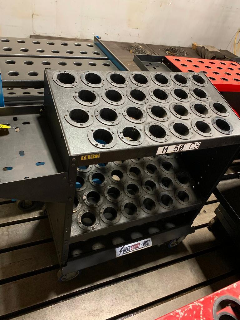 (2x) Huot ToolScout CAT-50 Taper Tool Carts