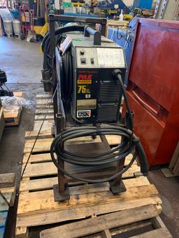 Thermal Dynamics Pak-Master 75 XL Plasma Cutter, S/N: E81635A19501D, 25 ft Gun