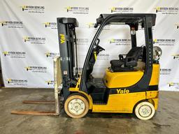 Yale 5,000-LB. Capacity Forklift, Model GLC050VXNLSE083, S/N C910V05952R, LPG Gas, Non-Marking