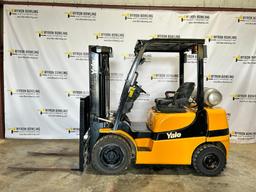 2016 Yale 5,000-LB. Capacity Forklift, Model GLP050MXNEA084, S/N A390V01679P, LPG Gas, Solid