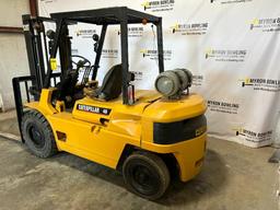 Caterpillar 8,000-LB. Capacity Forklift, Model GP40, S/N 1CM02009, LPG, (New) Front Solid Pneumatic