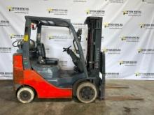2011 Toyota 5,000-LB. Capacity Forklift, Model 8FGCU25, S/N 33618, LPG Gas, Cushion Tires, 3-Stage