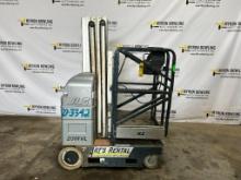2016 JLG Man Lift, Max. Platform Height 19.5' Model 20 MVL, S/N 0130025040, 24 Volt, 133 Hours