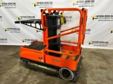 JLG Man Lift, 10' Max. Lift, Model 10MSP, S/N 0130037004, 24 Volt, 1,260 Weight (Needs Repair)