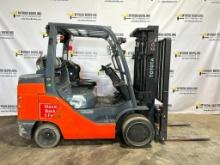 Toyota 10,000-LB. Capacity Forklift, Model 8FGCU45U, S/N 13483, LPG Gas, Cushion Tires, 2-Stage