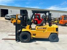 Caterpillar 8,000-LB. Capacity Forklift, Model DP40, S/N 3CM10946, Diesel, Dual Drive Solid,