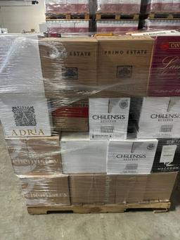 Pallet of Wine Consisting of Chemistry Sparkling Rose 4:0; Mettler Zinfandel 2018 0:2/2019 1:6/2020