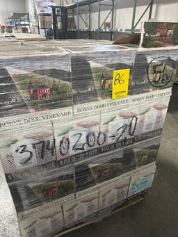 Pallet with (56) Cases of Bonny Doon Le Cigare Blanc Wine 2020