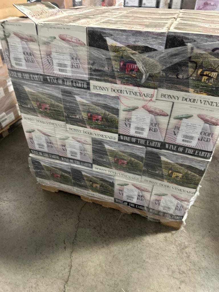 Pallet with (56) Cases of Bonny Doon Le Cigare Blanc Wine 2020