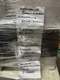 Pallet of Wine Consisting of Moselland Blue 3:0; Moselland Gold 3:0; Subterra Los Olivos Pinot Noir