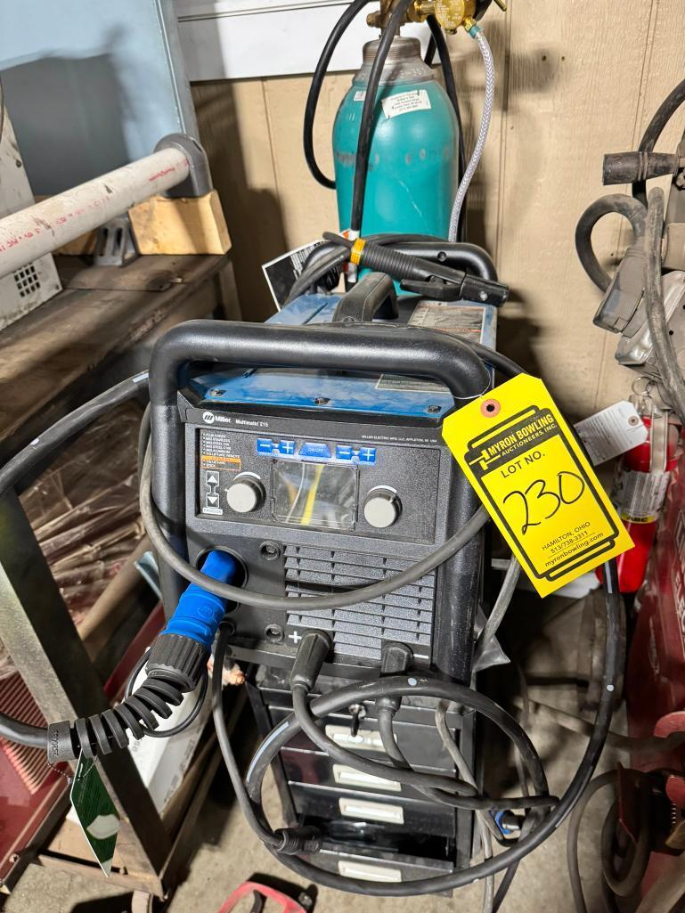 Miller Electric Welder, S/N NC121291N ($10 Loading fee will be added to buyer's invoice)