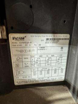 Victor Plasma Cutter, Model CUT MASTER 42 ($10 Loading fee will be added to buyer's invoice)