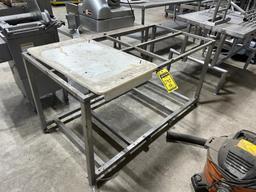 Stainless Steel Table, Stainless Steel Table Frame, & Microwave ($10 Loading fee will be added to