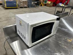 Stainless Steel Table, Stainless Steel Table Frame, & Microwave ($10 Loading fee will be added to