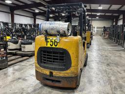 Caterpillar 10,000-LB. Capacity Forklift, Model GC45KSWB, S/N AT87A31099, LPG, Treaded Cushion