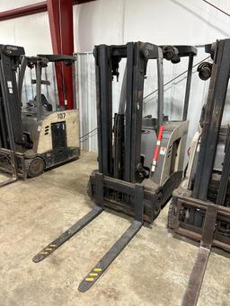 2017 Crown 3,000-LB. Capacity Dock Stocker Forklift, Model RC5525-30, S/N 1A495301, 36-Volt Battery,