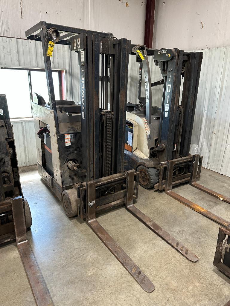 Crown 3,200-LB. Capacity Dock Stocker Forklift, Model RC3020-35, S/N 1A318332, 36 Volt Battery, 190"