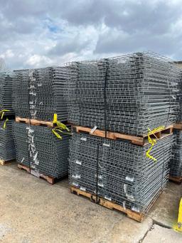 (94x) 3-Channel Waterfall Wire Decks, 36" X 52" (Some decks have cut outs for building support