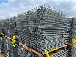(94x) 3-Channel Waterfall Wire Decks, 36" X 52" (Some decks have cut outs for building support