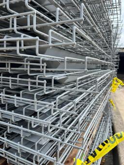 (94x) 3-Channel Waterfall Wire Decks, 36" X 52" (Some decks have cut outs for building support